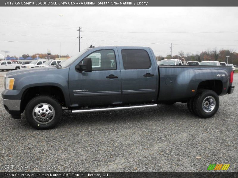  2012 Sierra 3500HD SLE Crew Cab 4x4 Dually Stealth Gray Metallic