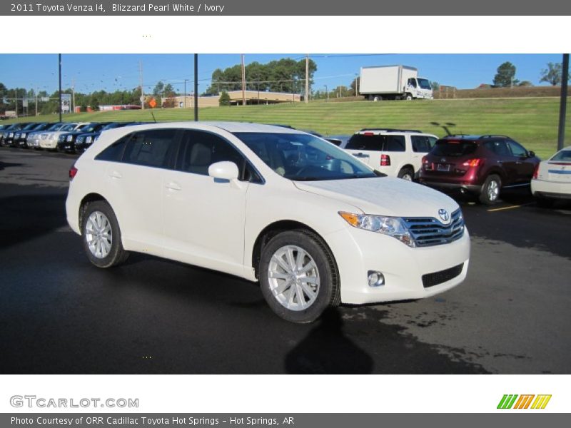 Blizzard Pearl White / Ivory 2011 Toyota Venza I4