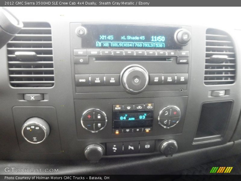 Controls of 2012 Sierra 3500HD SLE Crew Cab 4x4 Dually