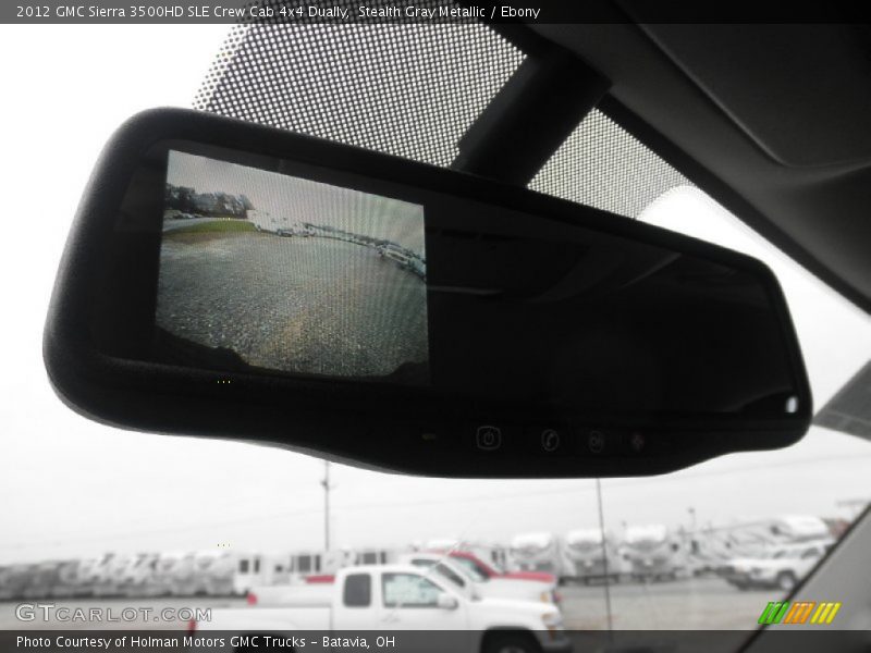 Stealth Gray Metallic / Ebony 2012 GMC Sierra 3500HD SLE Crew Cab 4x4 Dually