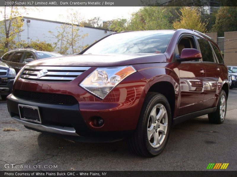 Dark Cranberry Metallic / Beige 2007 Suzuki XL7 Limited AWD