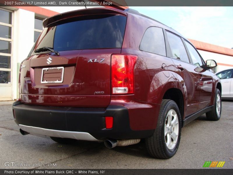 Dark Cranberry Metallic / Beige 2007 Suzuki XL7 Limited AWD