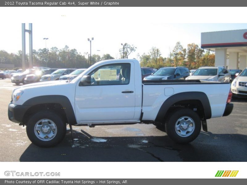 Super White / Graphite 2012 Toyota Tacoma Regular Cab 4x4