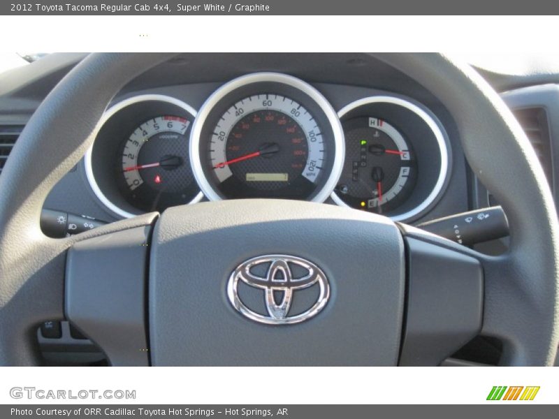 Super White / Graphite 2012 Toyota Tacoma Regular Cab 4x4