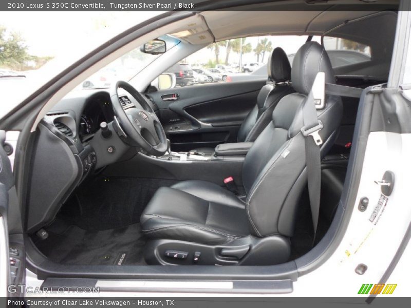  2010 IS 350C Convertible Black Interior