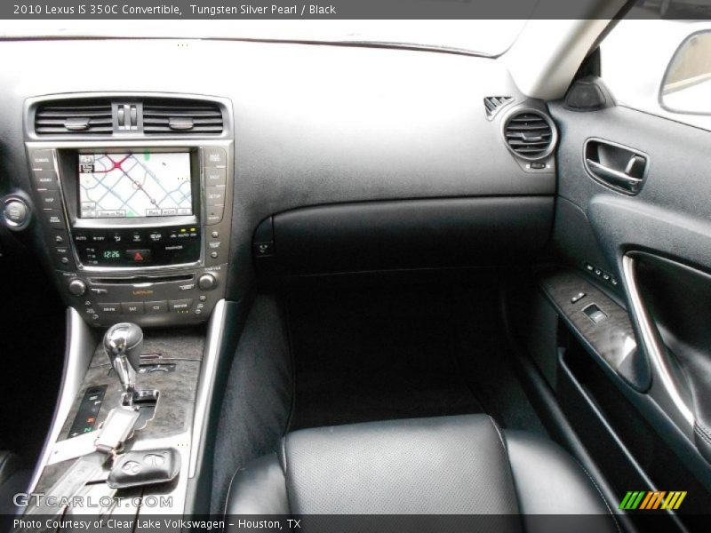 Tungsten Silver Pearl / Black 2010 Lexus IS 350C Convertible