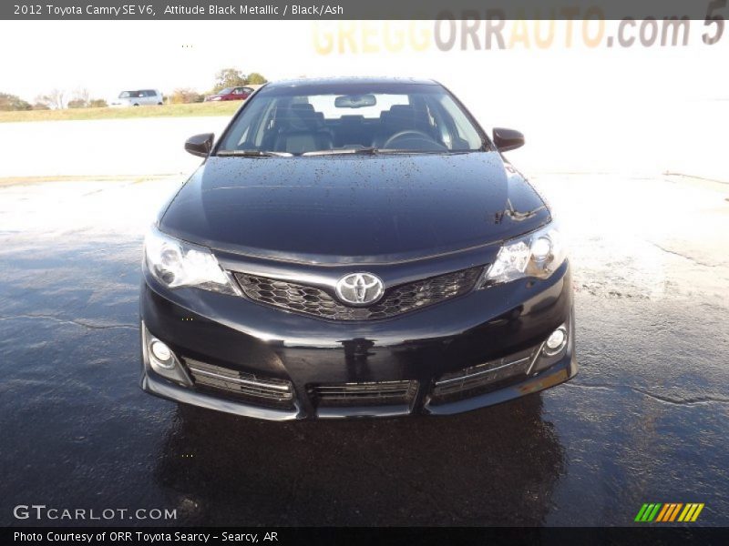 Attitude Black Metallic / Black/Ash 2012 Toyota Camry SE V6