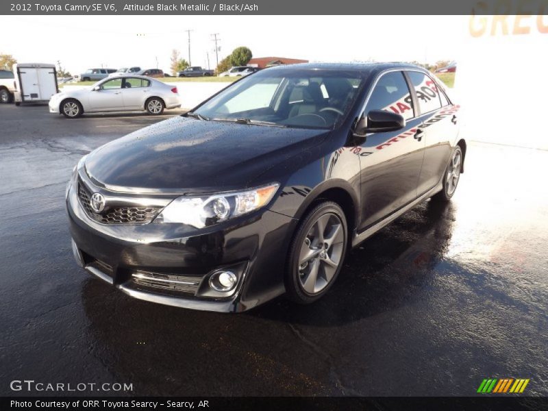 Attitude Black Metallic / Black/Ash 2012 Toyota Camry SE V6