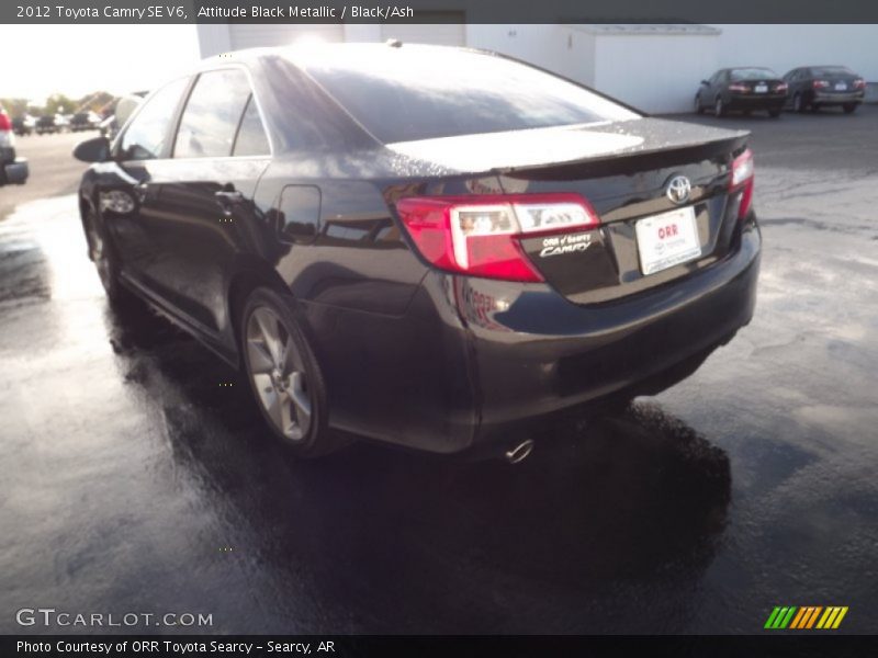 Attitude Black Metallic / Black/Ash 2012 Toyota Camry SE V6