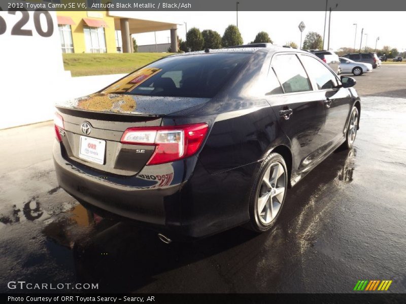 Attitude Black Metallic / Black/Ash 2012 Toyota Camry SE V6