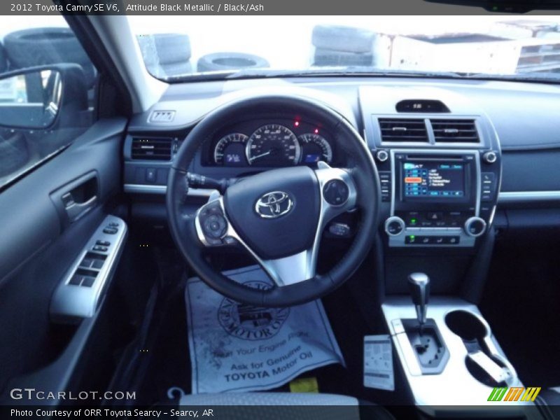 Attitude Black Metallic / Black/Ash 2012 Toyota Camry SE V6