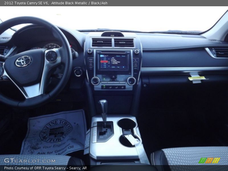 Attitude Black Metallic / Black/Ash 2012 Toyota Camry SE V6