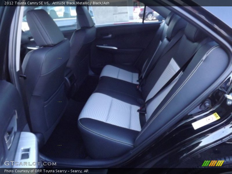  2012 Camry SE V6 Black/Ash Interior