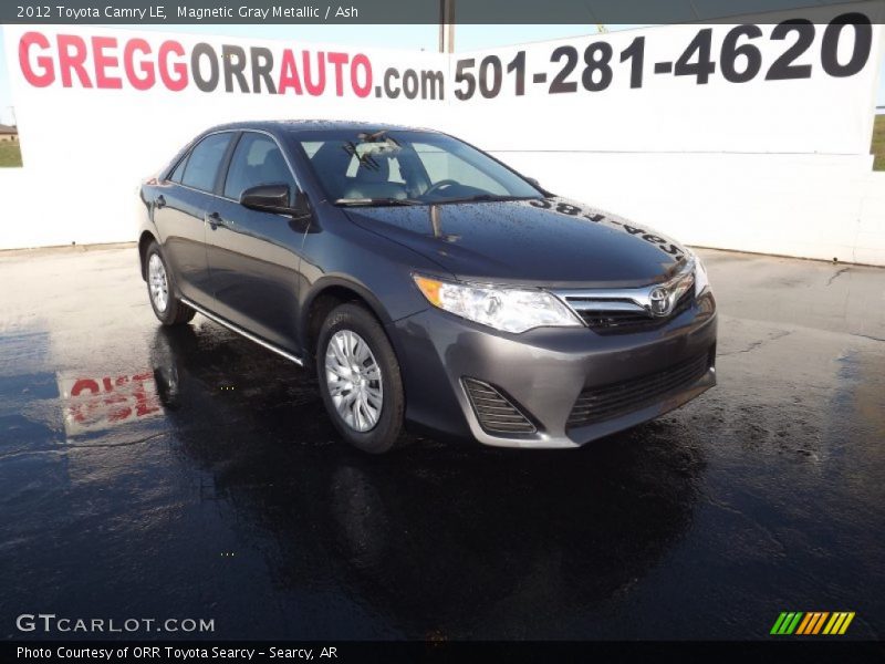 Magnetic Gray Metallic / Ash 2012 Toyota Camry LE