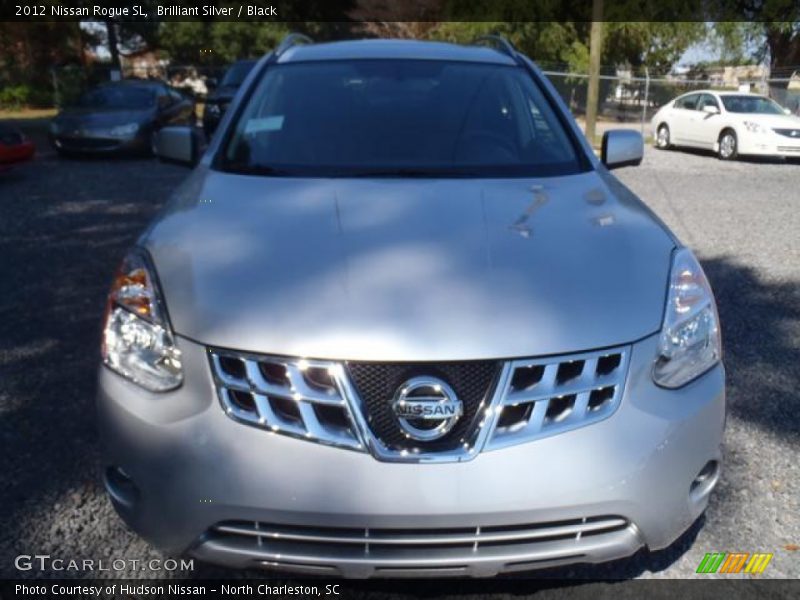 Brilliant Silver / Black 2012 Nissan Rogue SL