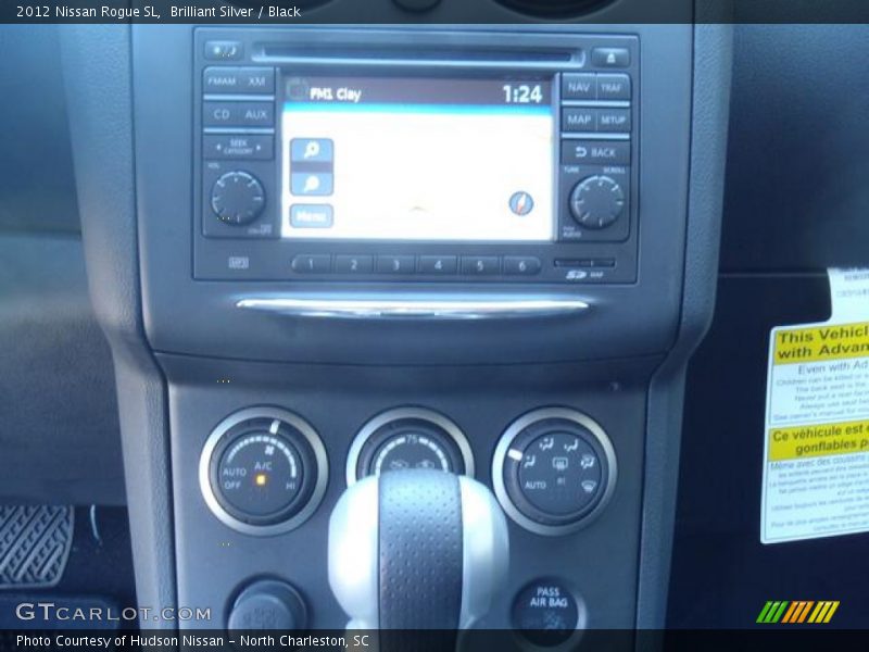 Brilliant Silver / Black 2012 Nissan Rogue SL