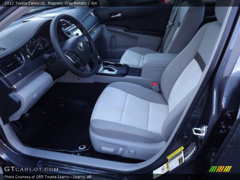  2012 Camry LE Ash Interior