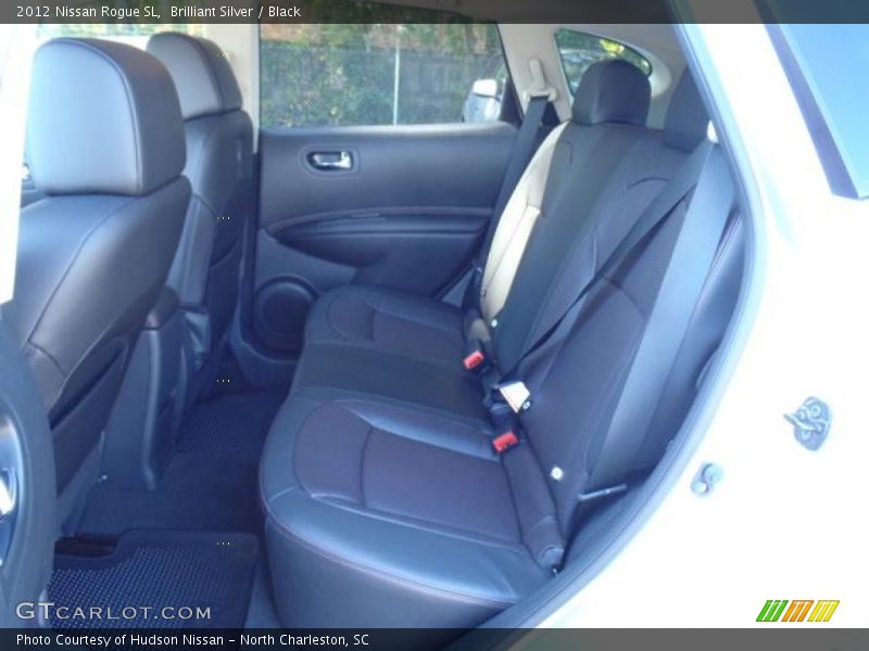 Brilliant Silver / Black 2012 Nissan Rogue SL