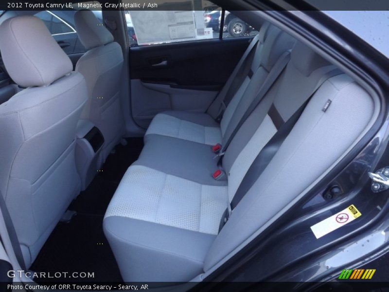  2012 Camry LE Ash Interior