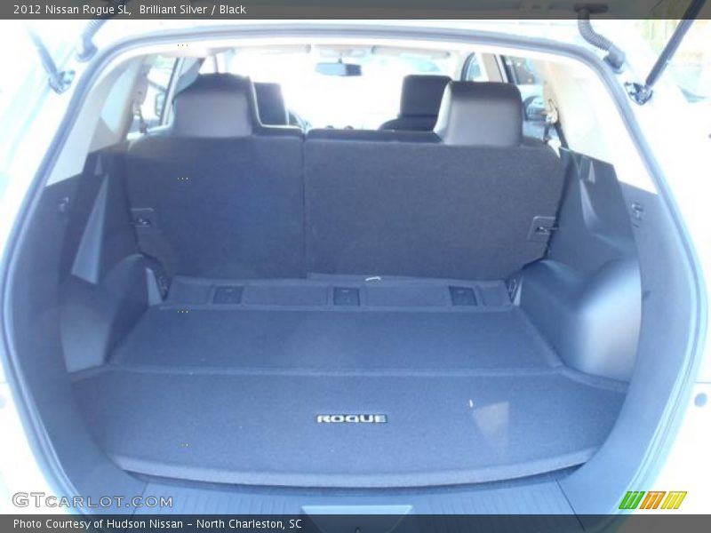 Brilliant Silver / Black 2012 Nissan Rogue SL
