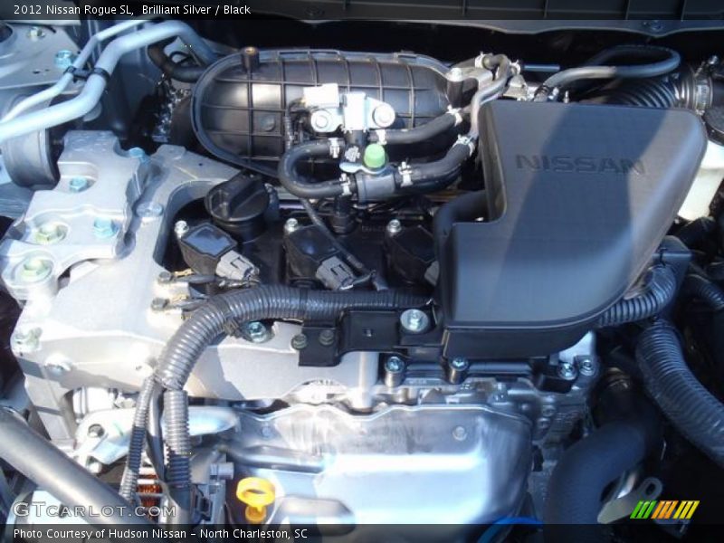 Brilliant Silver / Black 2012 Nissan Rogue SL