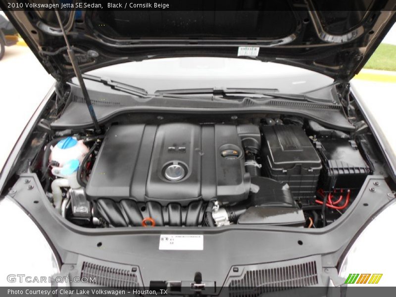 Black / Cornsilk Beige 2010 Volkswagen Jetta SE Sedan