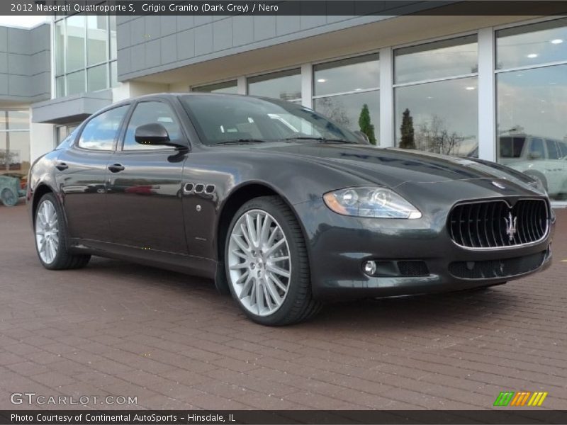 Grigio Granito (Dark Grey) / Nero 2012 Maserati Quattroporte S