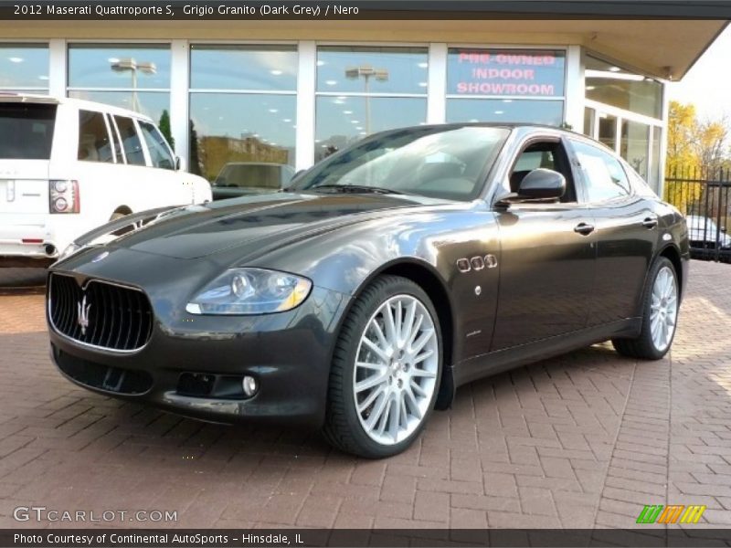 Grigio Granito (Dark Grey) / Nero 2012 Maserati Quattroporte S