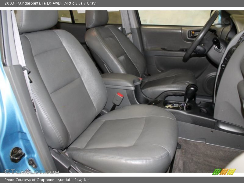  2003 Santa Fe LX 4WD Gray Interior