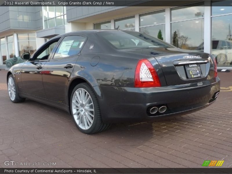 Grigio Granito (Dark Grey) / Nero 2012 Maserati Quattroporte S