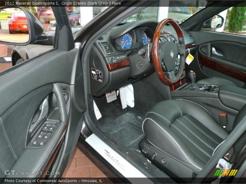 Grigio Granito (Dark Grey) / Nero 2012 Maserati Quattroporte S