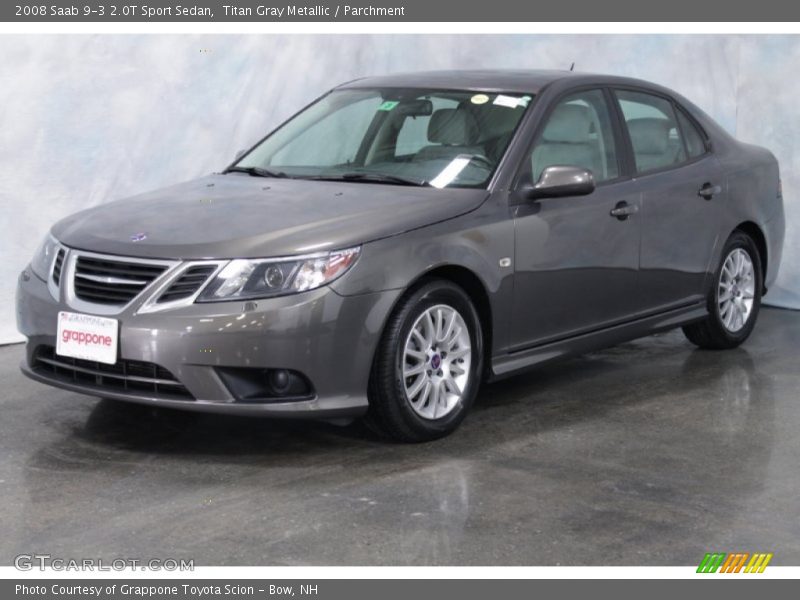 Titan Gray Metallic / Parchment 2008 Saab 9-3 2.0T Sport Sedan
