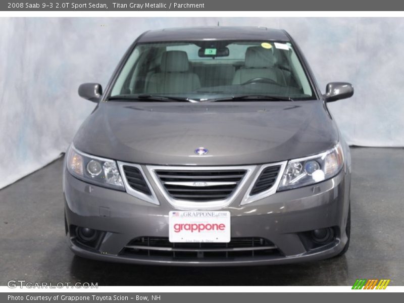 Titan Gray Metallic / Parchment 2008 Saab 9-3 2.0T Sport Sedan