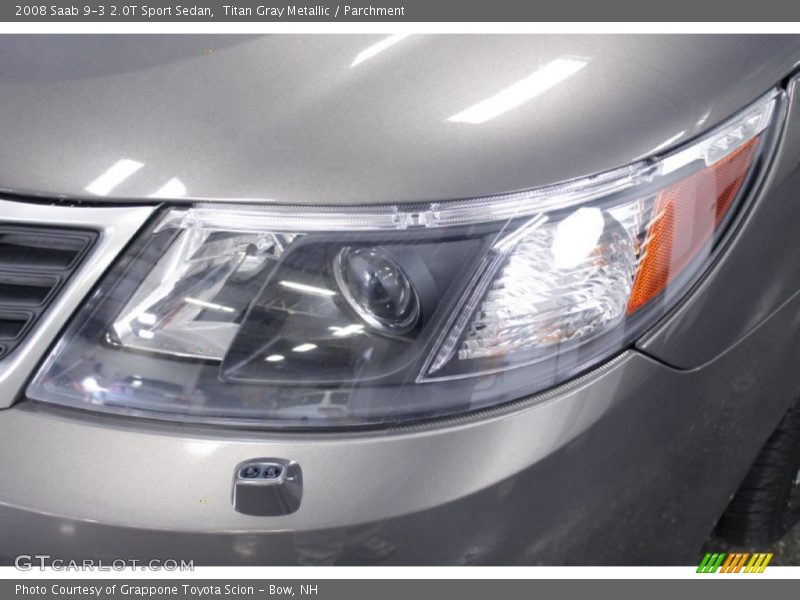 Titan Gray Metallic / Parchment 2008 Saab 9-3 2.0T Sport Sedan