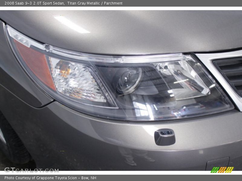 Titan Gray Metallic / Parchment 2008 Saab 9-3 2.0T Sport Sedan