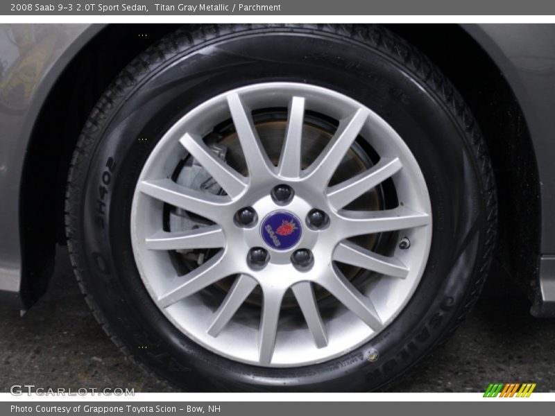 Titan Gray Metallic / Parchment 2008 Saab 9-3 2.0T Sport Sedan