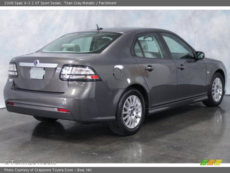 Titan Gray Metallic / Parchment 2008 Saab 9-3 2.0T Sport Sedan