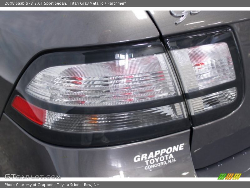 Titan Gray Metallic / Parchment 2008 Saab 9-3 2.0T Sport Sedan