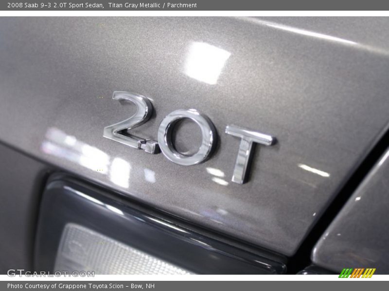 Titan Gray Metallic / Parchment 2008 Saab 9-3 2.0T Sport Sedan