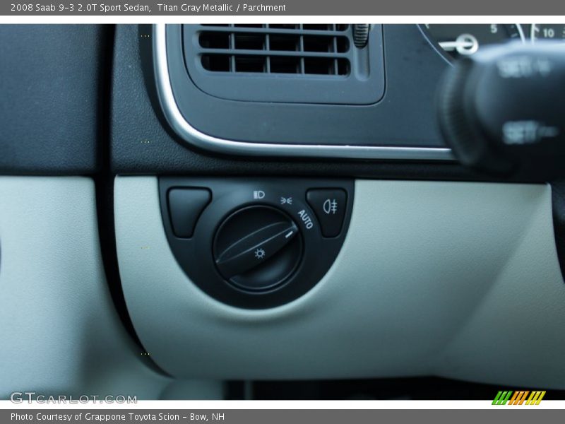 Titan Gray Metallic / Parchment 2008 Saab 9-3 2.0T Sport Sedan