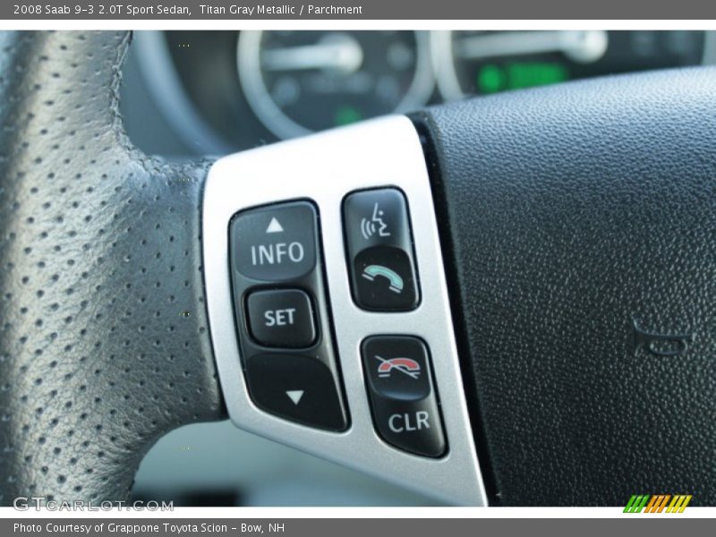 Titan Gray Metallic / Parchment 2008 Saab 9-3 2.0T Sport Sedan