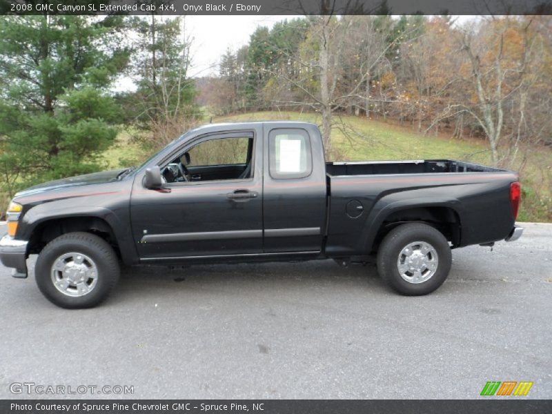  2008 Canyon SL Extended Cab 4x4 Onyx Black