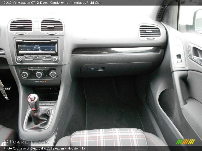 Candy White / Interlagos Plaid Cloth 2012 Volkswagen GTI 2 Door