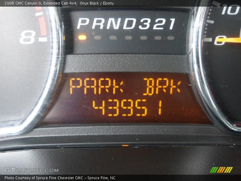 Onyx Black / Ebony 2008 GMC Canyon SL Extended Cab 4x4