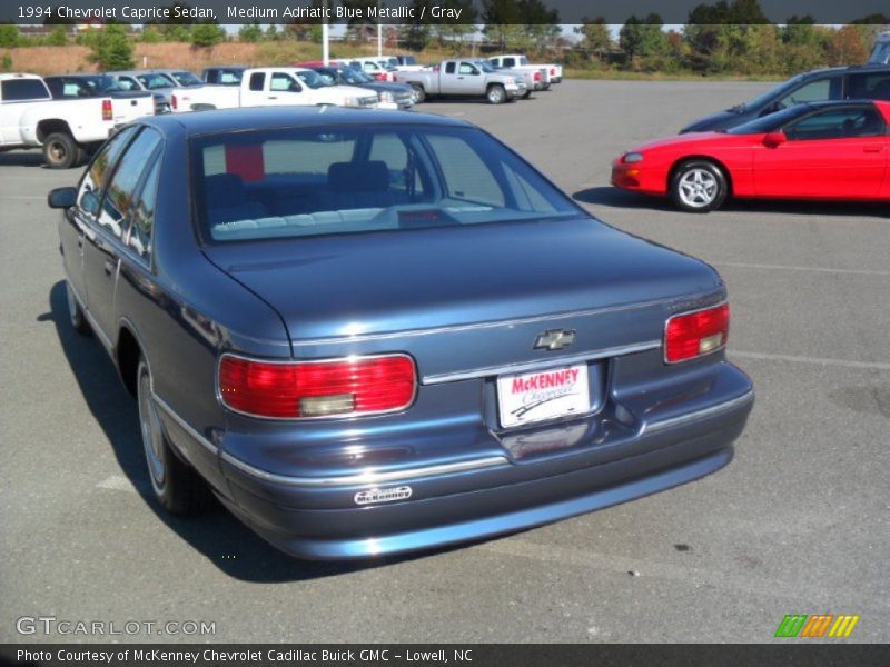 Medium Adriatic Blue Metallic / Gray 1994 Chevrolet Caprice Sedan