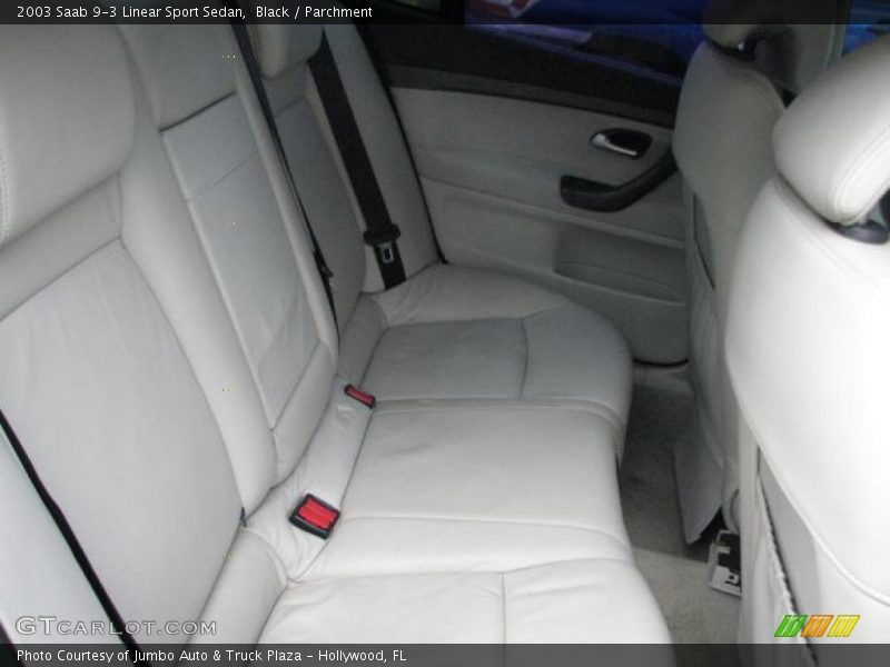 Black / Parchment 2003 Saab 9-3 Linear Sport Sedan