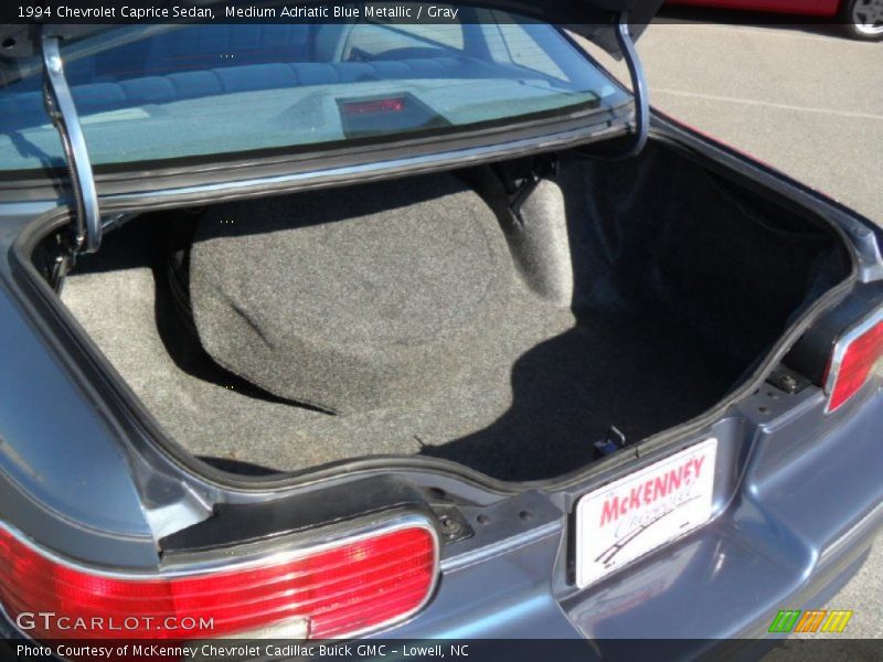 Medium Adriatic Blue Metallic / Gray 1994 Chevrolet Caprice Sedan