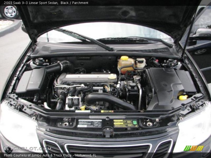 Black / Parchment 2003 Saab 9-3 Linear Sport Sedan