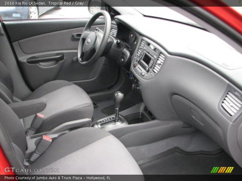 Tropical Red / Gray 2010 Kia Rio LX Sedan