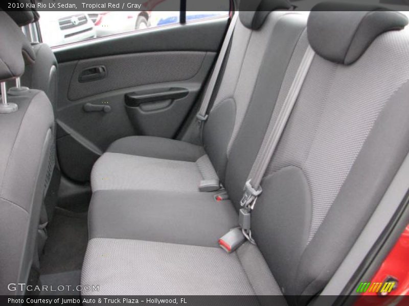 Tropical Red / Gray 2010 Kia Rio LX Sedan